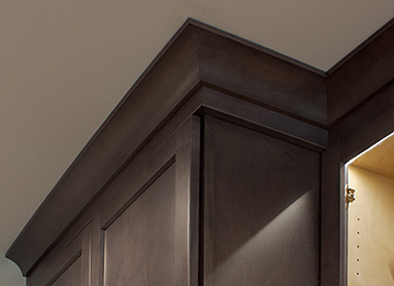 Crown Moulding Finish for Kitchen Cabinets