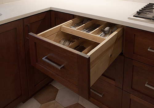 Double Cutlery Drawer with Dividers