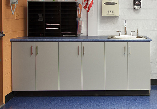 Classroom Cabinet with Sink and Counter