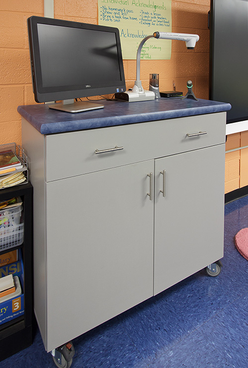 Mobile Computer Cart for Teachers