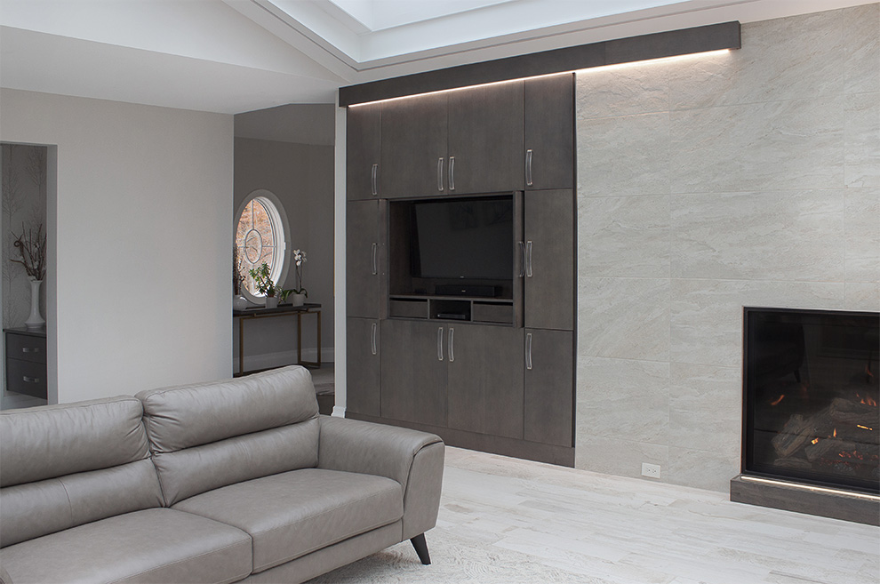 Elegant Built-In Entertainment Center