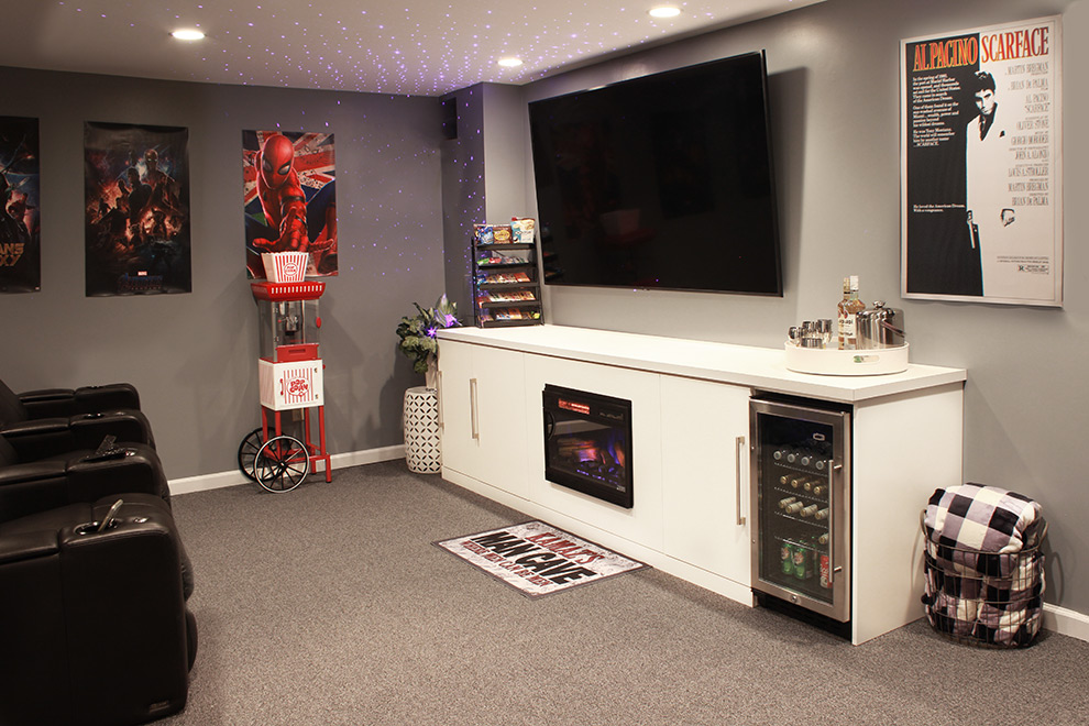 Home Movie Enthusiast Mancave