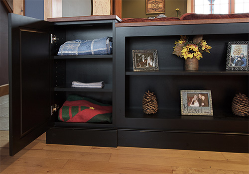 Room Divider Cabinet with Storage