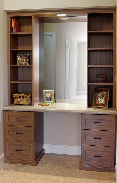 Bedroom Vanity Cabinet with Mirror