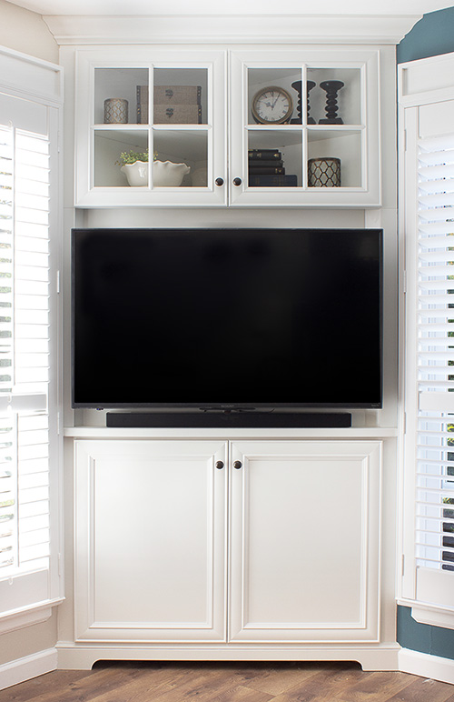 Stylish TV Cabinet for Unused Corner Space