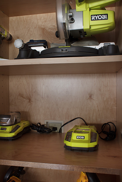 Garage Cabinet for Power Tools