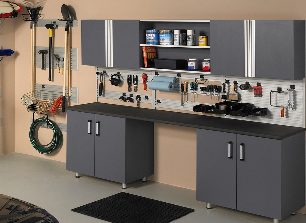 Garden Tool Garage Racks and Tool Hanging Storage Hooks