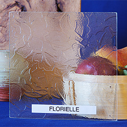 Florielle Textured Cabinet Door Glass