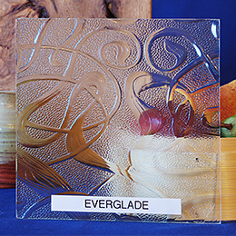 Everglade Textured Cabinet Door Glass