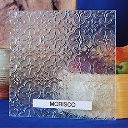 Morisco Textured Cabinet Glass