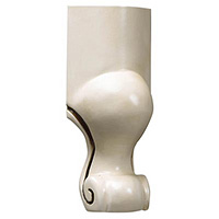 French Scroll Bun Feet