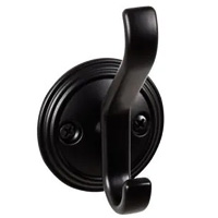 Black Finish Bedroom Coset Robe Hooks for Rylex Designs