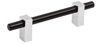 JA478-96 Matte Black/Polished Nickel