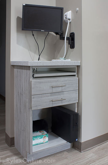 Corner Dental Workstation Cabinet