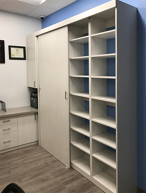 Locking Dental Storage Cabinets