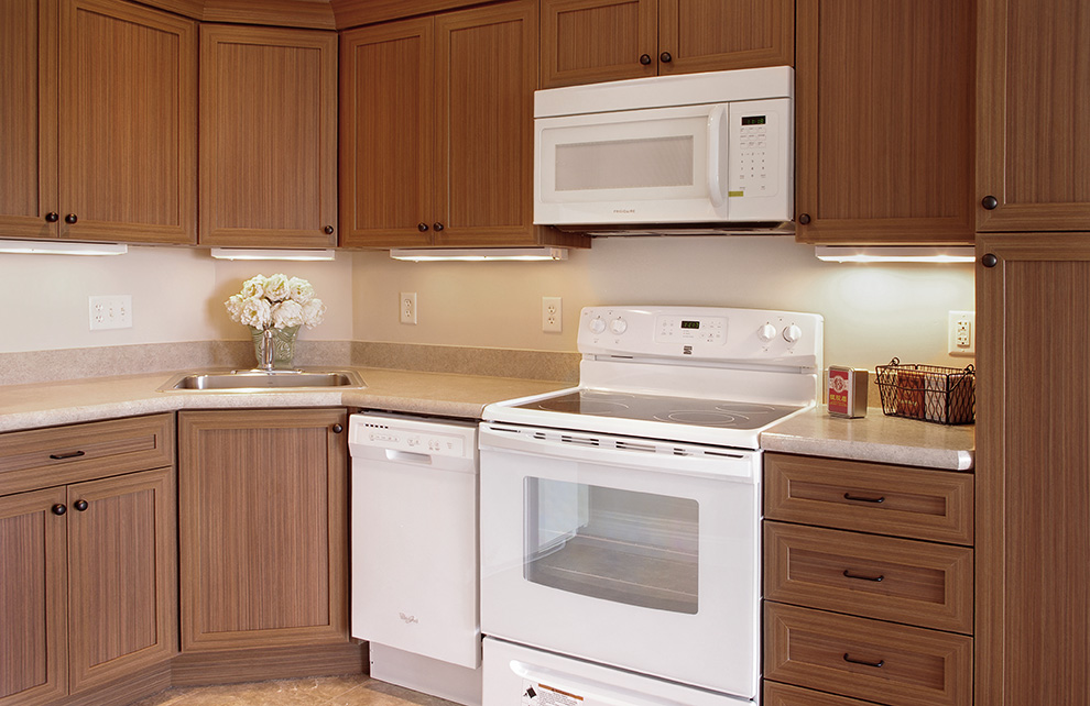 Senior Living Retirement Kitchen Cabinets