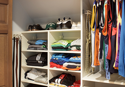 Closet with Ample Storage for Teenager