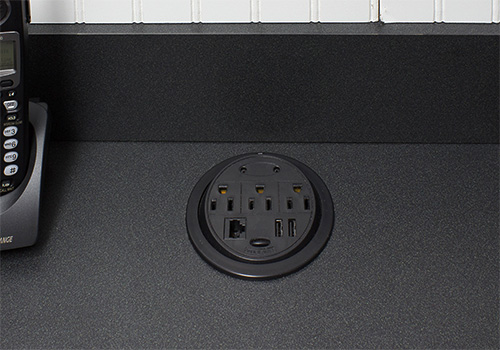 Data Grommet for Desk