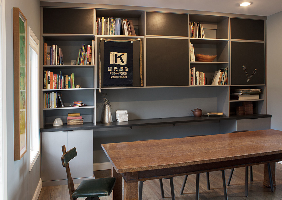 Home Office Transforms into Dining Room