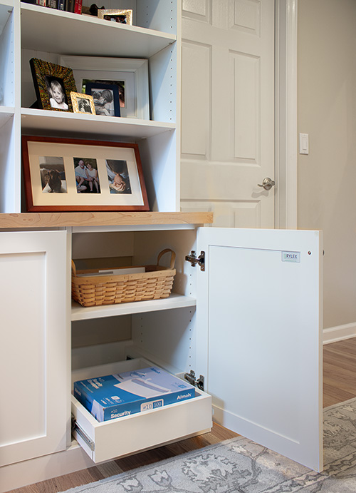 Home Office Storage Cabinets with Pull Out Supply Drawer