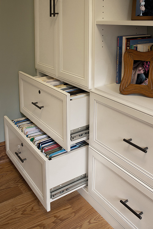 Home Office Storage Cabinets with Locking Lateral File Drawers Close Up