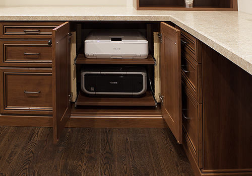 Printer Pull-out Shelf