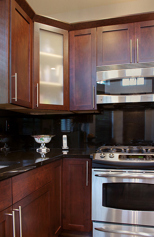 Kitchen Corner Cabinets with Added Lazy Susan