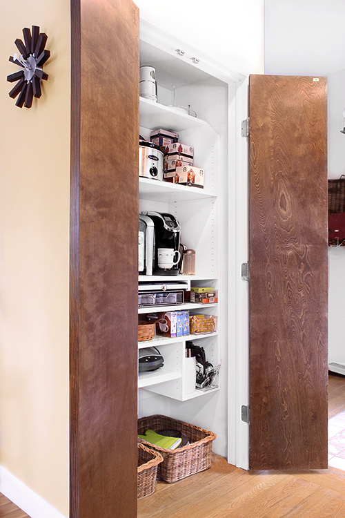 Kitchen Closet Appliance Storage