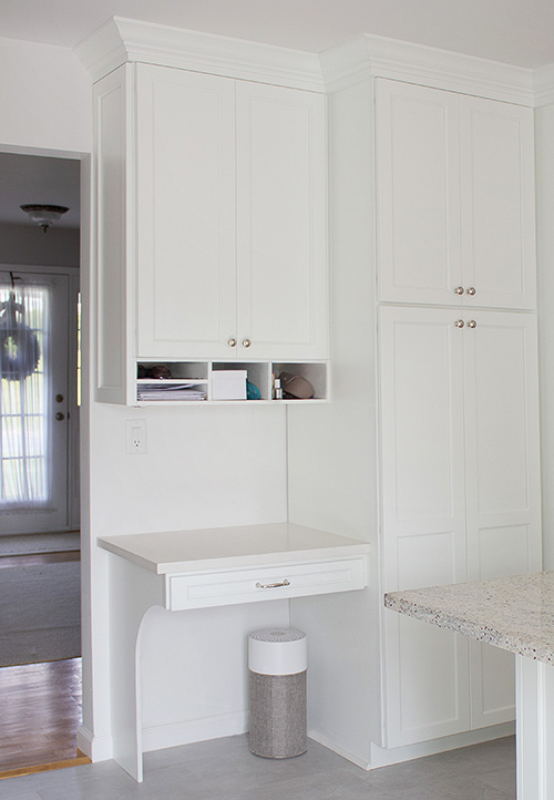 Integrated Kitchen Desk