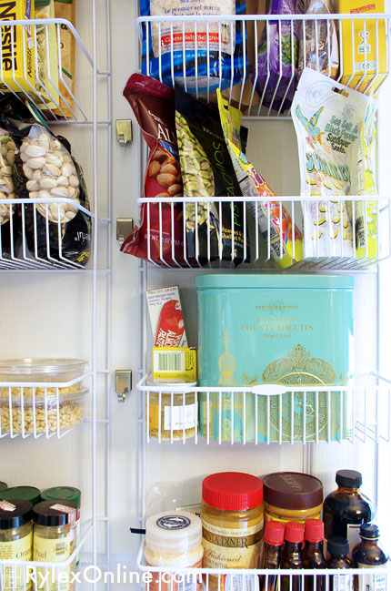 Kitchen Pantry Door Rack