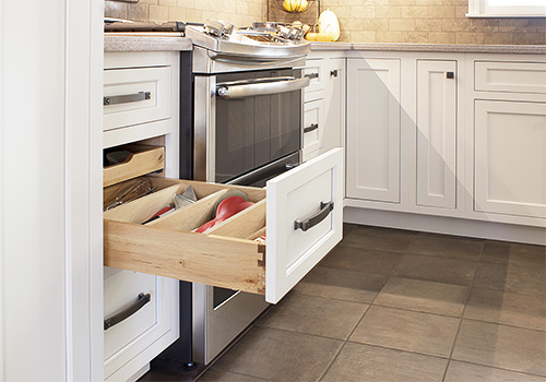 Kitchen Double Drawers
