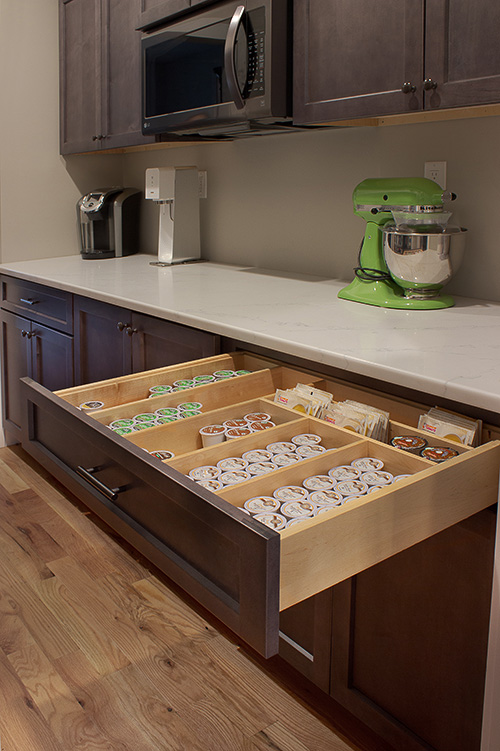 Keurig Coffee Drawer with Dividers