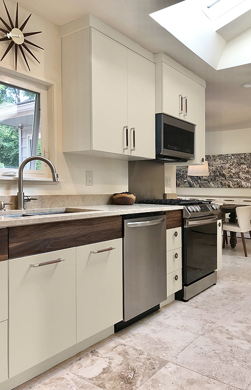 Dining Room Cabinet with Counter Matching Kitchen Cabinets