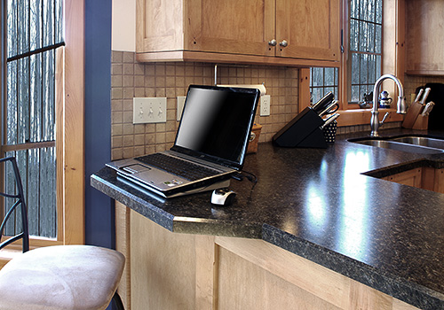 Kitchen Cabinet Workspace