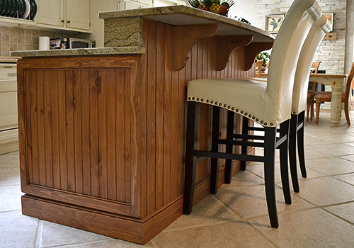 Office in Kitchen Island