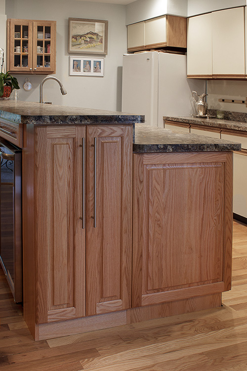 Kitchen Island Cabinet with Cabinet Storage