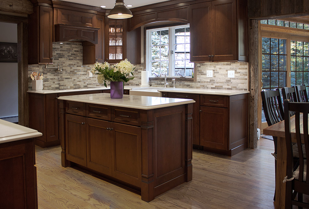 Kitchen Island with Drawers and Cabinet Storage