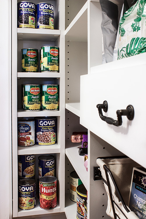 Pantry with Adjustable Shelves and Drawer