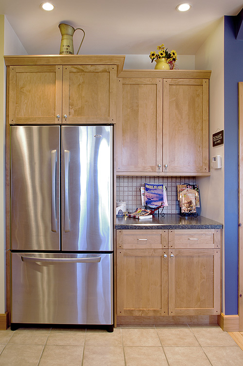 Refrigerator Cabinets Kitchen Storage