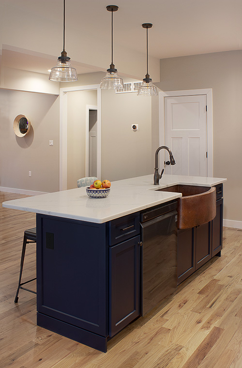 Dual Kitchen Prep Island