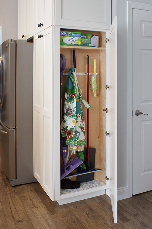 Shallow Depth Broom Kitchen Closet