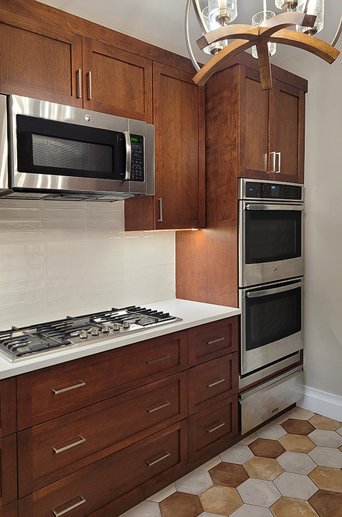 Kitchen with Smart Saving Pull Out Drawers