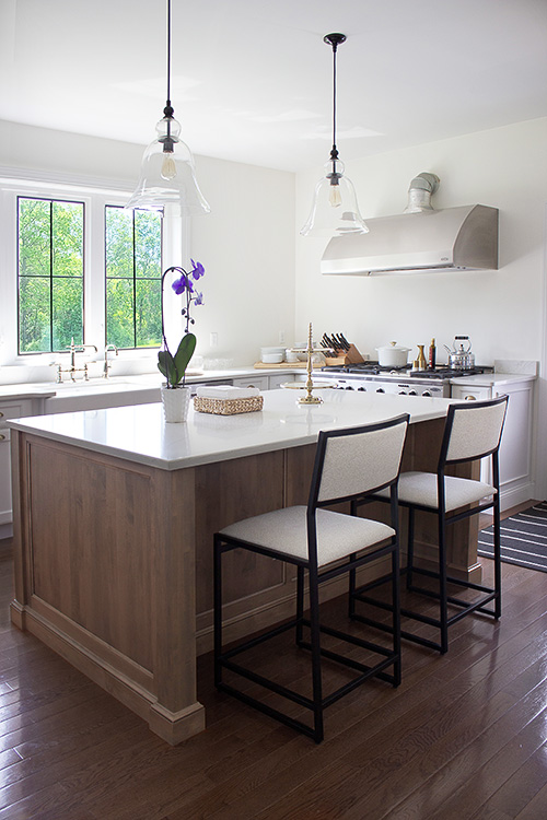 Kitchen Island Addition Adds Sophistication