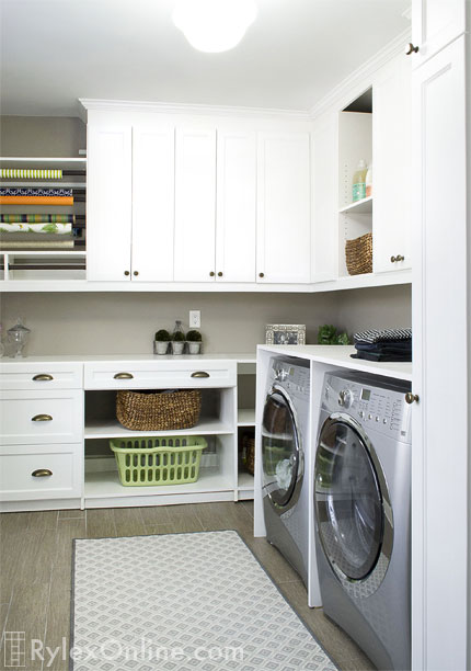 Contemporary Laundry Room | Gift Wrapping Station | Monroe, NY