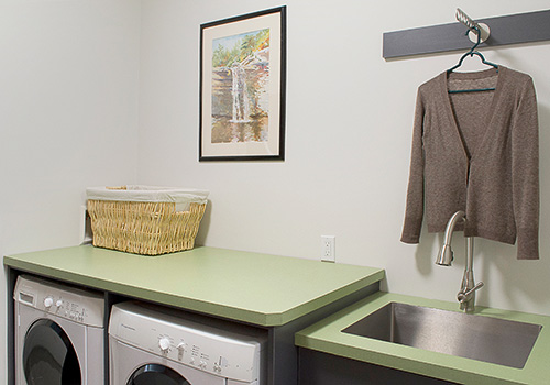 Custom Laundry Counter and Sink