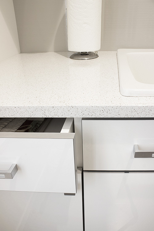 Laundry Room Cabinets, Close Up