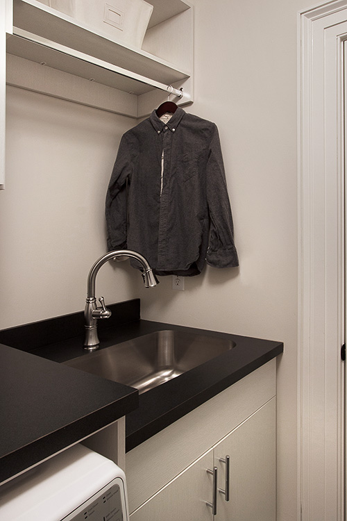 Laundry Room with Drying Racks