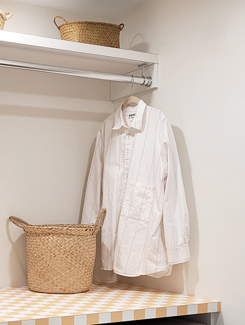 Hanging Rod Doubles as Drying Rack
