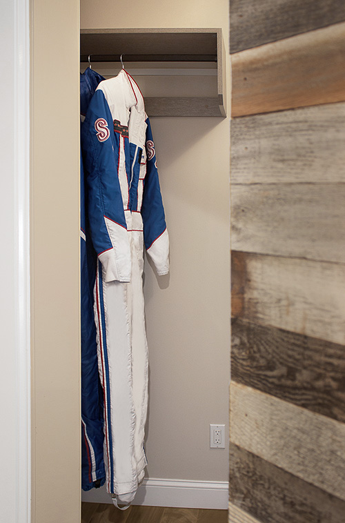 Laundry Room with Hanging Closet