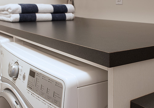 Laundry Room Countertop Close Up